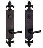 Doorware.com St. Charles Sandcast Bronze Keyed Entry Plate, Fusion E-F5