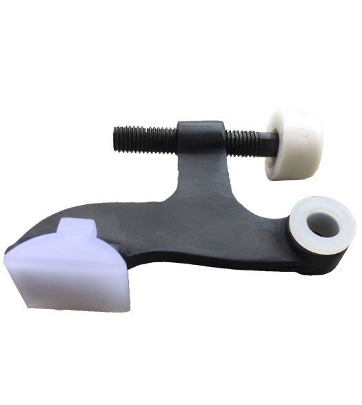 Hinge Pin Door Stop with Extra Large No-Mark Door Pad, Fusion HPDS-N