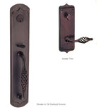 Doorware.com Basket Grab Bordeaux Grand Entrance Handleset, Fusion M8