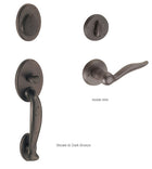 River Rock Two Piece Handleset With Covered Deadbolt, Fusion P5
