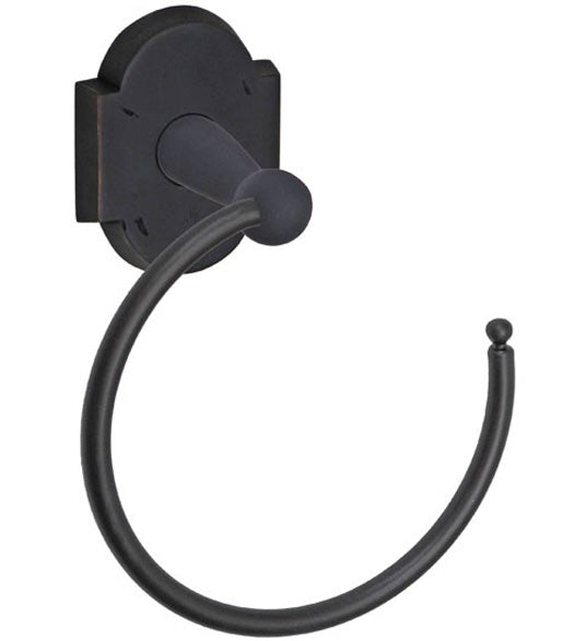Doorware.com Sandcast Brass Arched Towel Ring, Fusion TR-G1-ORB