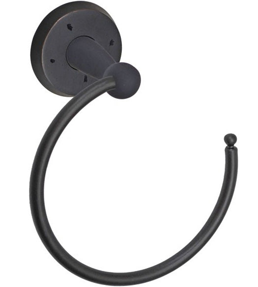 Doorware.com Beveled Trim Sandcast Brass Hand Towel Ring, Fusion TR-G2-ORB