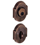 Doorware.com Small Scalloped Sandcast Bronze Deadbolt, Fusion A3