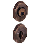 Small Scalloped Sandcast Bronze Deadbolt, Fusion A3