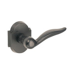 Drop Sandcast Bronze Lever With Bronze Scalloped Rose, Fusion AK-A3