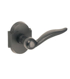 Drop Sandcast Bronze Lever With Bronze Scalloped Rose, Fusion AK-A3