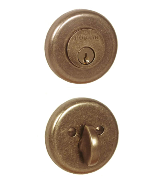Doorware.com Radius Rose Deadbolt, Fusion B2