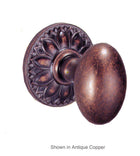 Ornate Egg Knob With Floral Rose, Fusion 02-D8