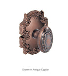 Doorware.com Victorian Scroll Egg Knob with Rose, Fusion 34-C8