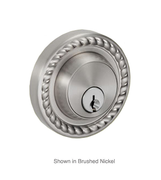 Doorware.com Wellington Rope Rose Deadbolt, Fusion B8