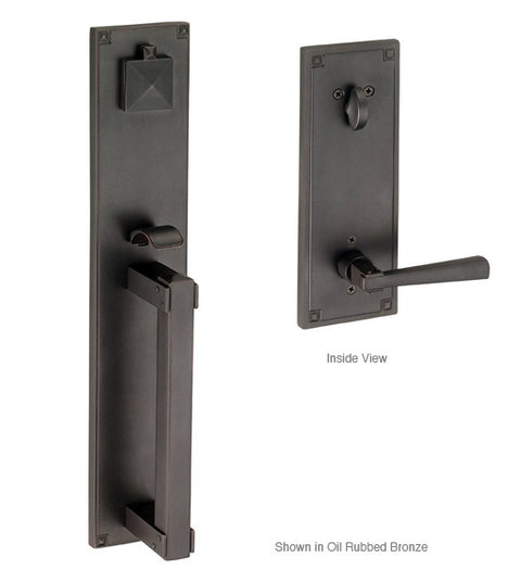 Doorware.com Sonoma Full Plate Handleset, Fusion R1