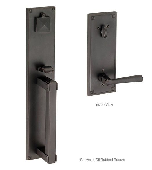 Doorware.com Sonoma Full Plate Handleset, Fusion R1