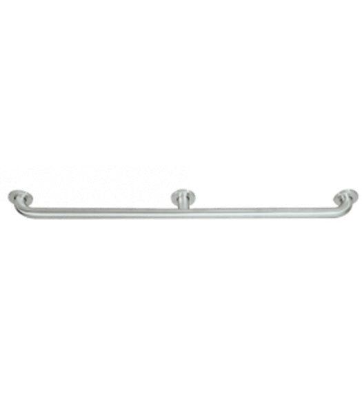 42 Inch Stainless Steel ADA Compliant 3 Post Grab Bar, Deltana GB42CPU32D