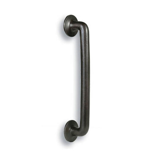 15 Inch C-Shaped Door Pull With Circular Mounts, Hamilton GH-023