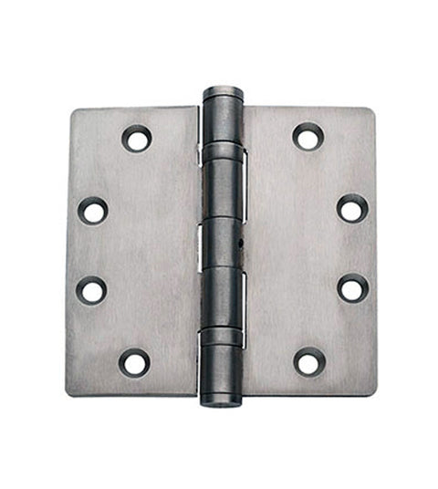 4-1/2 x 4 Commercial Stainless Steel Hinge, 2 Ball Bearings and Non-Removable Pin