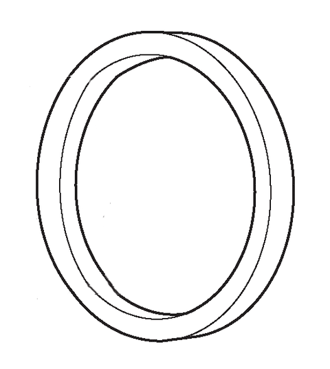 Mortise Cylinder Spacer Ring, GLO-TH1100-TR1