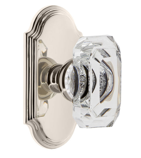 Baguette Knob with Arc Rose, Grandeur ARCBCC