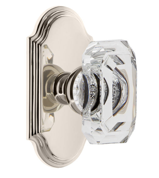 Baguette Knob with Arc Rose, Grandeur ARCBCC