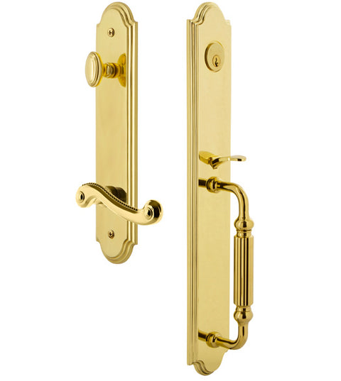 Arch Handleset with Reed Grip, Grandeur ARCFGR-ONE