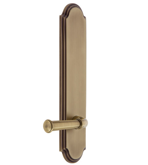 Historic Georgetown Lever with Extra Long Arc Backplate, Grandeur ARCGEO19