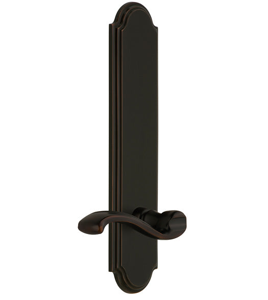 Traditional Portofino Lever with Arc Plate, Grandeur ARCPRT19