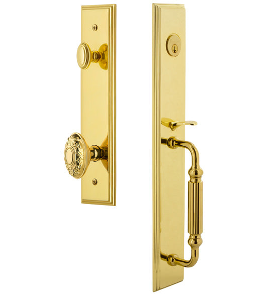 Carre Handleset with Reed Grip, Grandeur CARFGR-ONE
