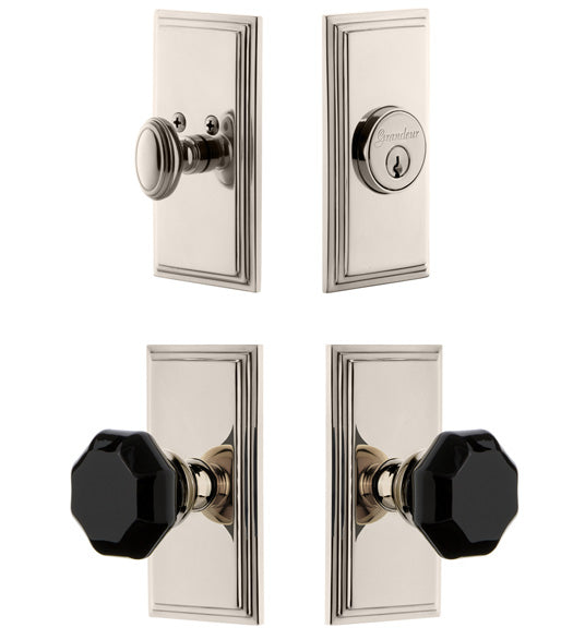 Carre Entryset with Lyon Knob, Grandeur CARLYOCOM