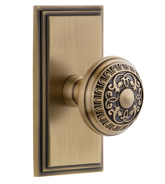 Windsor Knob with Carre Rose, Grandeur CARWIN