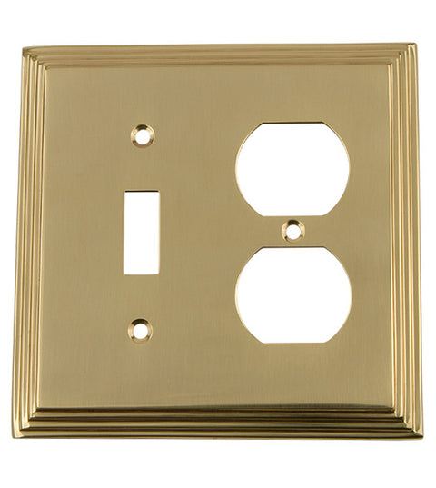 Deco Toggle and Outlet Plate, Grandeur DECSWPLTTD