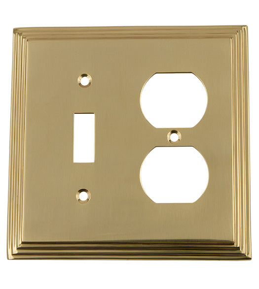 Deco Toggle and Outlet Plate, Grandeur DECSWPLTTD