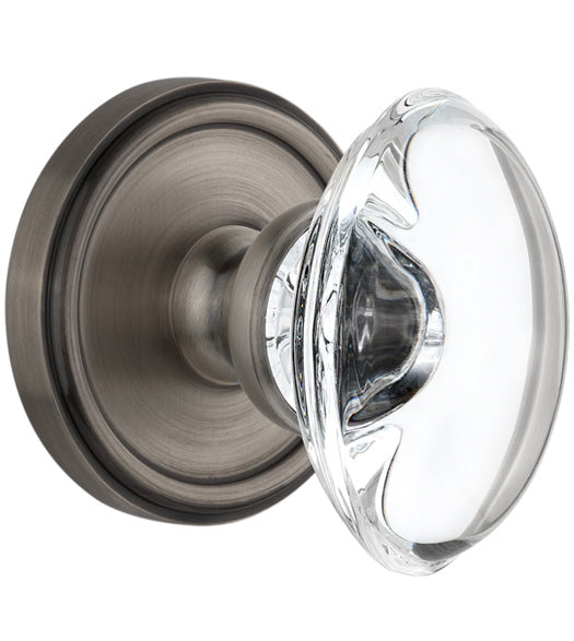 Provence Crystal Knob with Georgetown Rose, Grandeur GEOPRO