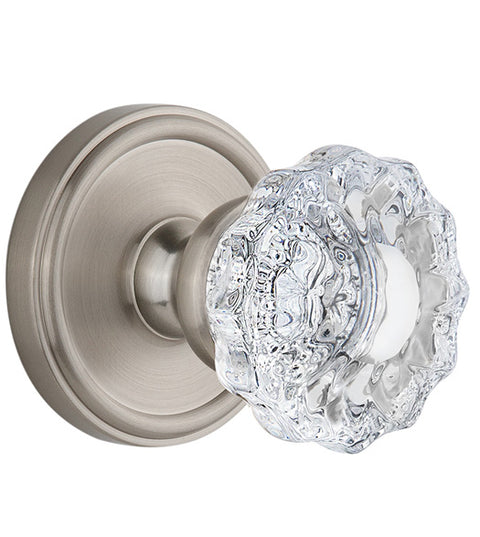 Versailles Knob With Georgetown Rose, Grandeur GEOVER
