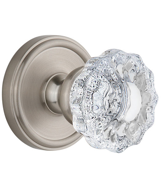 Versailles Knob With Georgetown Rose, Grandeur GEOVER