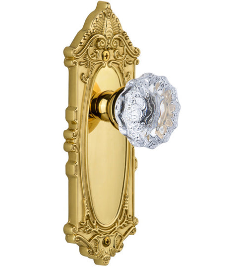 Grande Victorian Plate With Fontainebleau Knob, Grandeur GVCFON
