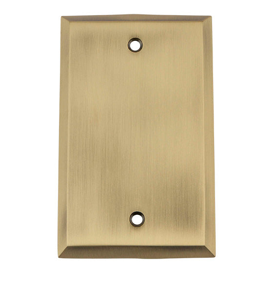Blank New York Switch Plate, Grandeur NYKSWPLTB