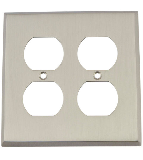 New York Quad Outlet Plate, Grandeur NYKSWPLTD2