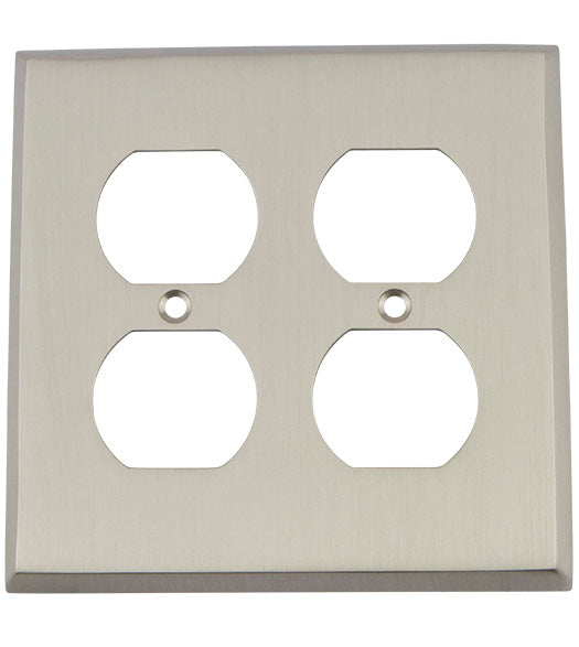 New York Quad Outlet Plate, Grandeur NYKSWPLTD2