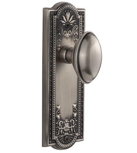 Eden Prairie Knob With Parthenon Plate, Grandeur PAREDN