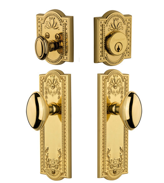 Single Cylinder Parthenon Combo With  Eden Prairie Knob, Grandeur PAREDNCOM