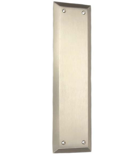 Contemporary New York Solid Brass Push Plate, Grandeur PSHNYK
