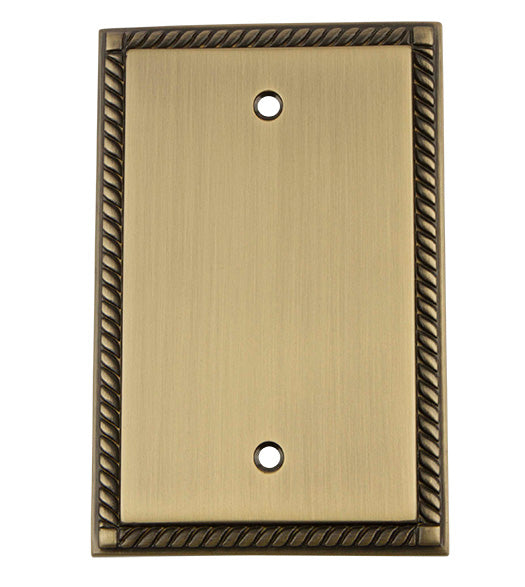 Blank Rope Switch Plate, Grandeur ROPSWPLTB