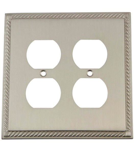 Rope Quad Outlet Plate, Grandeur ROPSWPLTD2