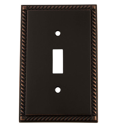 Rope Toggle Switch Plate, Grandeur ROPSWPLTT1