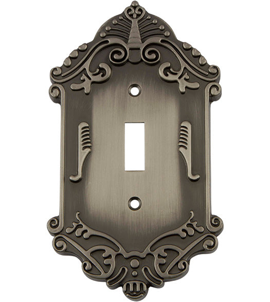 Victorian Toggle Switch Plate, Grandeur VICSWPLTT1