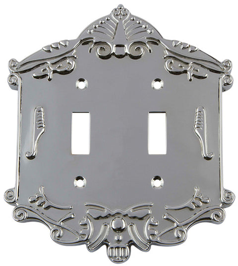 Victorian Double Toggle Switch Plate, Grandeur VICSWPLTT2