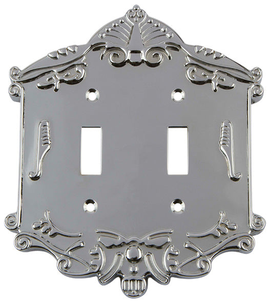Victorian Double Toggle Switch Plate, Grandeur VICSWPLTT2