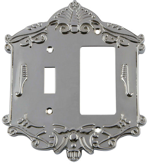 Victorian Rocker and Toggle Switch Plate, Grandeur VICSWPLTTR