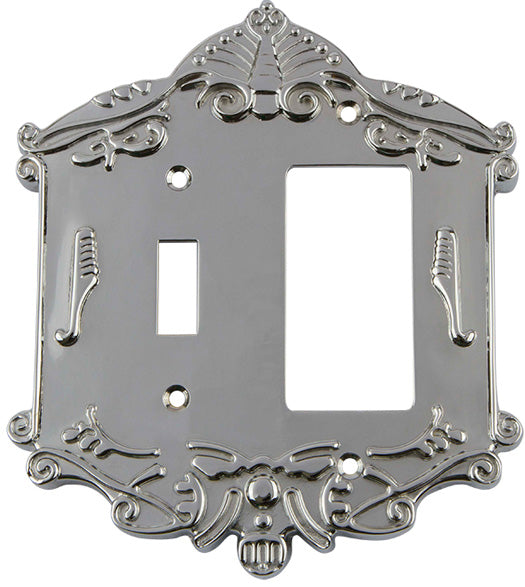 Victorian Rocker and Toggle Switch Plate, Grandeur VICSWPLTTR