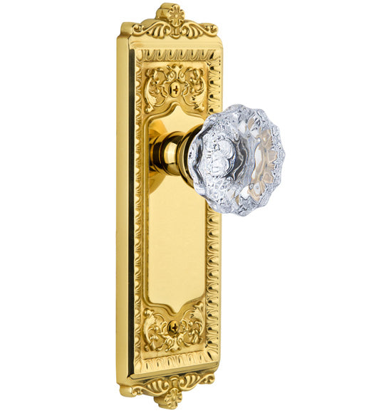 Windsor Plate With Fontainebleau Knob, Grandeur WINFON