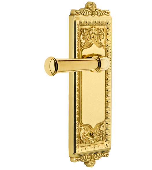 Georgetown Lever with Windsor Plate, Grandeur WINGEO